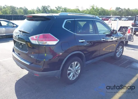 2016 Nissan Rogue Sv из США, поврежденный, VIN KNMAT2MT7GP666625